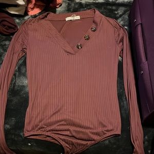 Long sleeve body suit